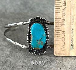 Old Vintage Native American Navajo Turquoise Sterling silver Bracelet