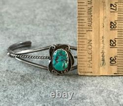 Old Vintage Native American Navajo Turquoise Sterling silver Bracelet