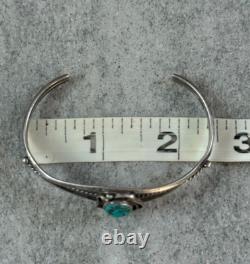 Old Vintage Native American Navajo Turquoise Sterling silver Bracelet