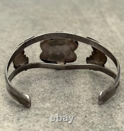 Old Vintage Native American Navajo Turquoise Sterling silver Bracelet 21.5+g