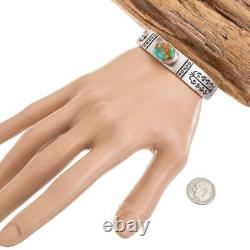 PAUL LIVINGSTON Turquoise Bracelet SONORAN GOLD Sterling Silver OLD PUEBLO STYLE