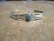PETITE Older Vintage Navajo Sterling Silver ROYSTON Turquoise Bracelet