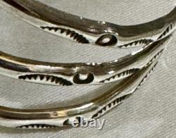 PREMIUM Vintage MORENCI TURQUOISE Sterling Silver PYRITE NAVAJO Signed BRACELET