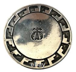 RARE vtg SOUTHWESTERN THUNDERBIRD TRINKET TRAY Fred Harvey era STERLING 46g dish