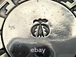 RARE vtg SOUTHWESTERN THUNDERBIRD TRINKET TRAY Fred Harvey era STERLING 46g dish