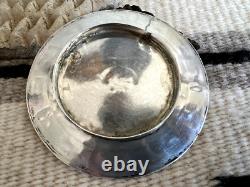 RARE vtg SOUTHWESTERN THUNDERBIRD TRINKET TRAY Fred Harvey era STERLING 46g dish