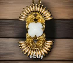 Rare Vintage Castlecliff Native American Pendant Necklace Lawrence (Larry) Vrba