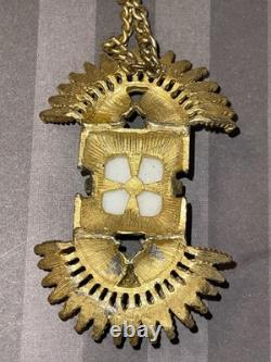 Rare Vintage Castlecliff Native American Pendant Necklace Lawrence (Larry) Vrba