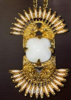 Rare Vintage Castlecliff Native American Pendant Necklace Lawrence (Larry) Vrba