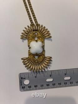 Rare Vintage Castlecliff Native American Pendant Necklace Lawrence (Larry) Vrba
