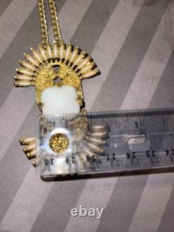 Rare Vintage Castlecliff Native American Pendant Necklace Lawrence (Larry) Vrba