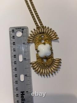 Rare Vintage Castlecliff Native American Pendant Necklace Lawrence (Larry) Vrba