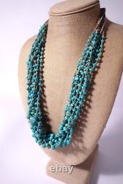 Remarkable Vintage Navajo Native American Jewelry jewelry Turquoise Heishi