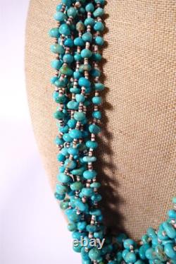 Remarkable Vintage Navajo Native American Jewelry jewelry Turquoise Heishi