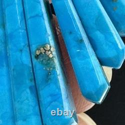 Santo Domingo Kewa Pueblo Turquoise Heishi Necklace Vintage Native American 18