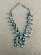 Squash blossom necklace vintage Handmade Native American Indian Jewelry