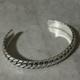 Stainless Steel Snake Design Vintage Bangle Silver 80s Native American Jewelry