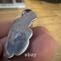 Sterling Silver. 925 Pendant Vintage Toning Handmade Native American Jewelry WOW