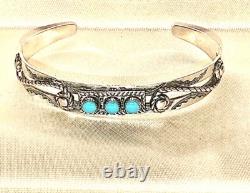 Sterling Silver Bead Multi-Strand Necklace Navajo Pearl Native Antique Vtg MCM
