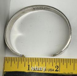 Sterling Silver Navajo Native American F. J. Henry Storyteller 6.5 28g VTG