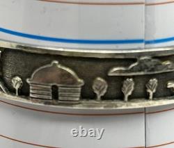 Sterling Silver Navajo Native American F. J. Henry Storyteller 6.5 28g VTG