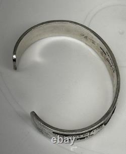 Sterling Silver Navajo Native American F. J. Henry Storyteller 6.5 28g VTG