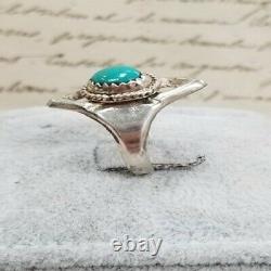 Sterling Turquoise Ring- Sterling- 925- Native American Jewelry- Vintage- Estate