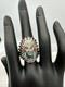 Sterling Vintage Silver Ring Native American Indian Chief Head Sz-11.5