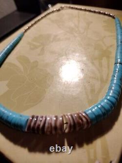 Turquoise jewelry native american necklace vintage