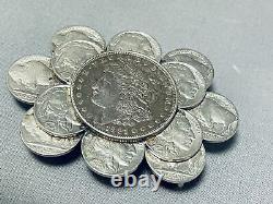 Unbelievable 98 Gram Navajo Sterling Silver Vintage Coins Buckle