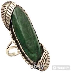 VERY EARLY Cryscolla VINTAGE NAVAJO STERLING SILVER RINGsz7