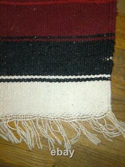 VINTAGE 1950's NAVAJO PHOENIX RUG NATIVE AMERICAN INDIAN WOOL BLANKET JEWELRY