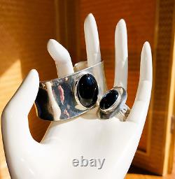 VINTAGE Jewelry SET Ring (Navajo), Bracelet (Mexico), and Ring Mexico