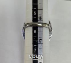 VINTAGE Native American Sterling Silver LARGE Turquoise Ring size 6.25 Handmade