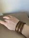 VTG Bracelet Cuff Native American Southwestern Jewelry Etched Copper 58g