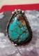 VTG Native American Sterling Silver 925 Turquoise Ring Sz 5.75