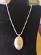 VTG Native American Sterling Silver Concho Pendant With Chain Necklace 29.7 Gr