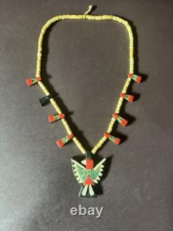 VTG Santo Domingo THUNDERBIRD NECKLACE Depression Era Native American Kewa