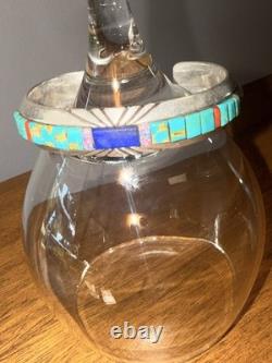 VTG Valerie Ortiz & Lyndon Ahiyite Multi-Stone Native Sterling Cuffs