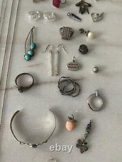 VintageNow Sterling Silver 925 14k Gold Jewelry Lot Native American Turquoise