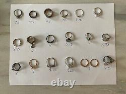 VintageNow Sterling Silver 925 Jewelry Ring Lot Native American Butterfly Snake