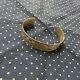 Vintage 1940s Fred Harvey Era Coin Silver Navajo Bracelet Cuff Stamped Native