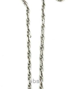 Vintage 24 Navajo 925 Sterling Silver Green Royston Turquoise Pendant, 37.7g