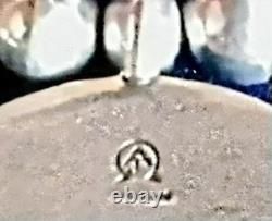 Vintage Al Joe Navajo Native American Sterling Silver Squash Blossom Necklace