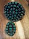 Vintage Arizona Old Pawn Navajo Zuni Turquoise Cluster Cuff Bracelet Ring Set