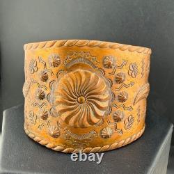 Vintage Bell Trading Post Cuff Bracelet Copper Thunderbird Sunburst Stamp 6 Vintage Bell Trading Post Cuff Bracelet Copper Thunderbird Sunburst Stamp 6