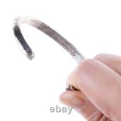 Vintage Bien Mur Shop Native American Hand Chiseled silver bracelet
