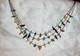 Vintage Carved Turquoise Fetish Animal Native 3 Strand Necklace Heishi 28