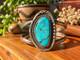 Vintage Chief Dodge Native American Turquoise Cuff Bracelet Signed 133g