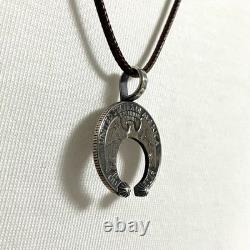 Vintage Coin Naja Silver Necklace Pendant #Indian Jewelry Native American